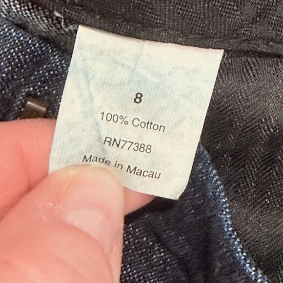 J.Crew Favorite Fit Wide Leg Chambray Trouser Pants Blue Size 8 Work Career - Picture 14 of 15